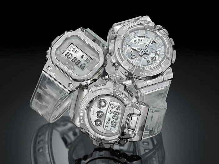 G-Shock GM-5600SCM-1 Metal-Covered Skeleton Camouflage Series ของใหม่แท้100%