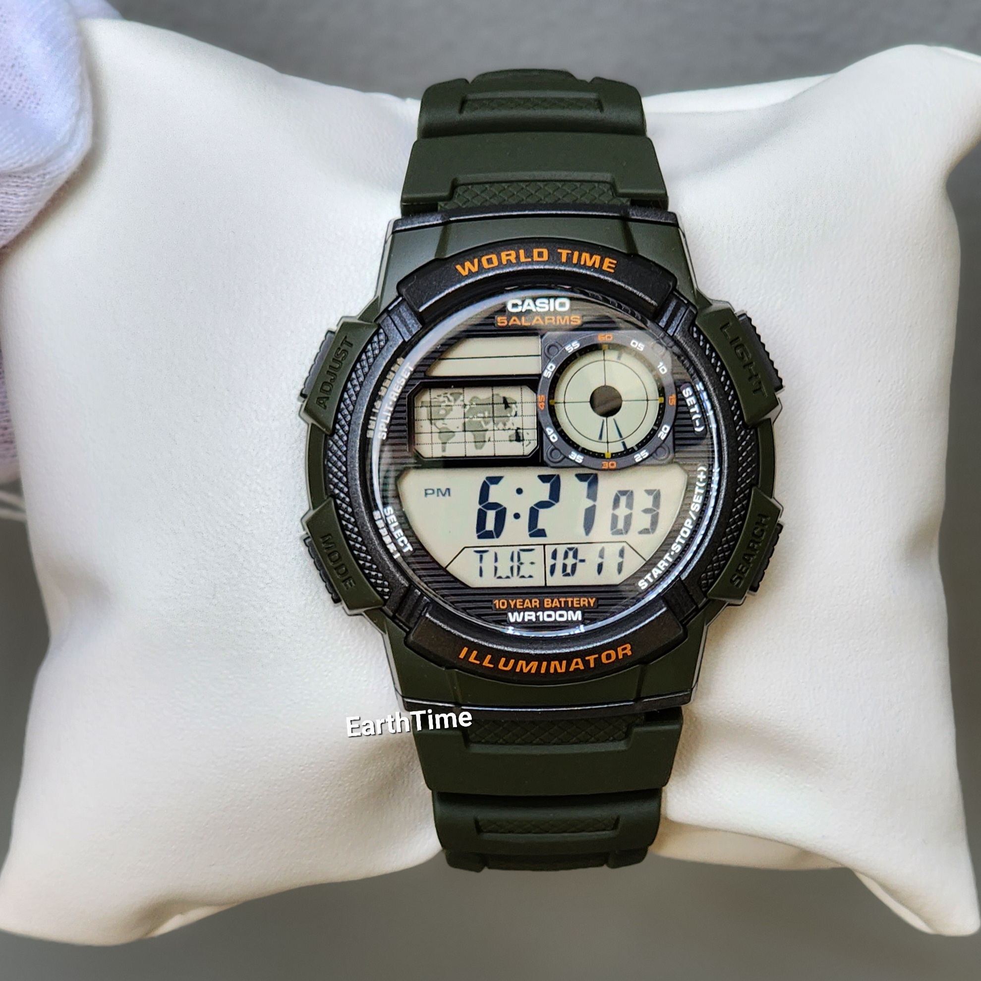 CASIO สายเรซิ่น รุ่น AE-1000W-3A
