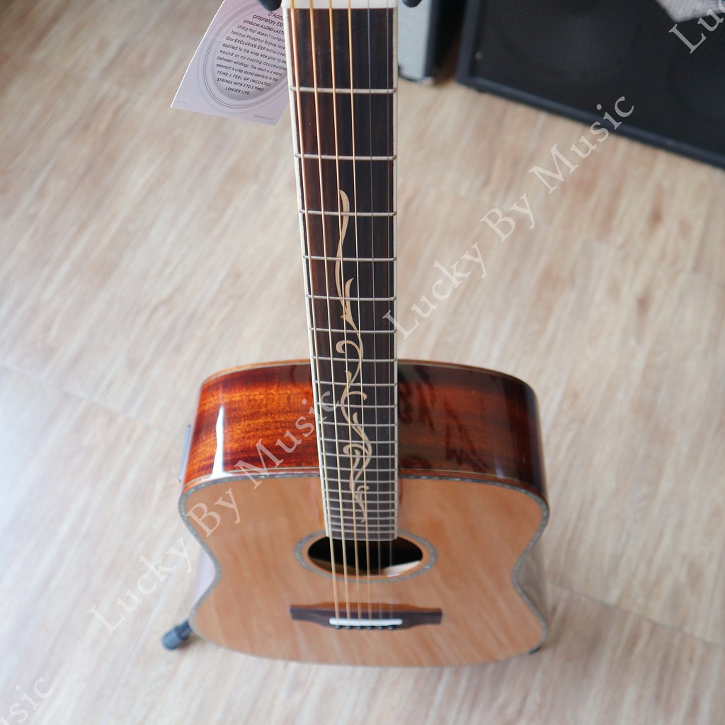 กีตาร์โปร่งไฟฟ้าnashville รุ่น d-701e พร้อมภาคไฟฟ้า fishman แสนคุ้ม all solid