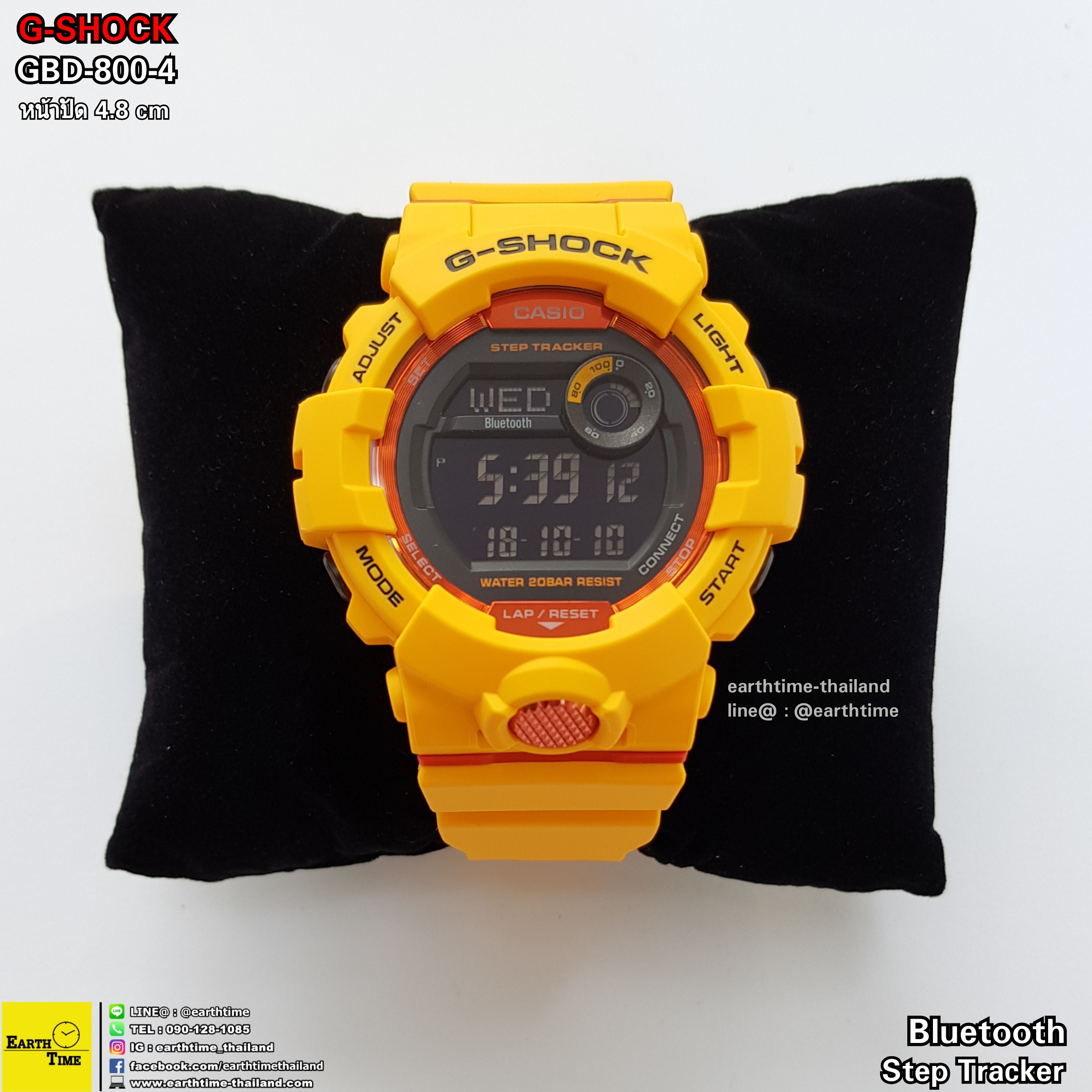 G-Shock Step Tracker and Bluetooth ของใหม่แท้100% รับประกัน 1 ปี รุ่น GBD-800-4