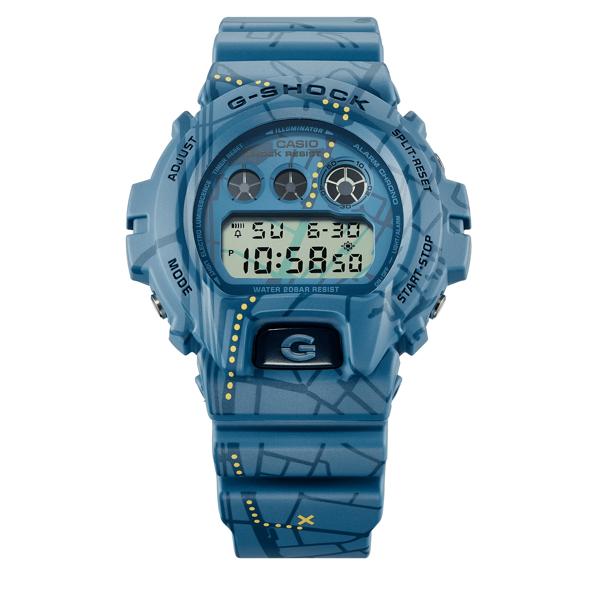 DW-6900SBY-2 l G-Shock Treasure Hunt Series with map of Shibuya l G-SHOCK