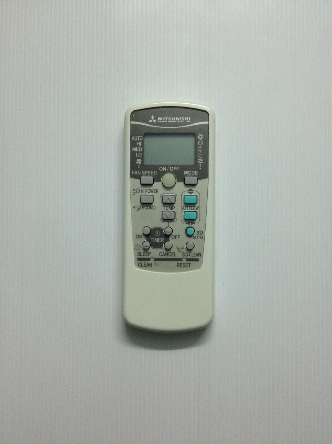 ​​รีโมทแอร์ มิตซูบิชิ Mitsubishi Heavy 3D auto แท้