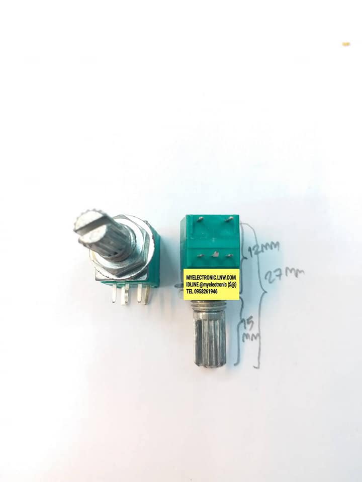 โวลุ่มB10K5ขาขายโวลุ่ม10KBมีสวิทช์มีสวิทช์