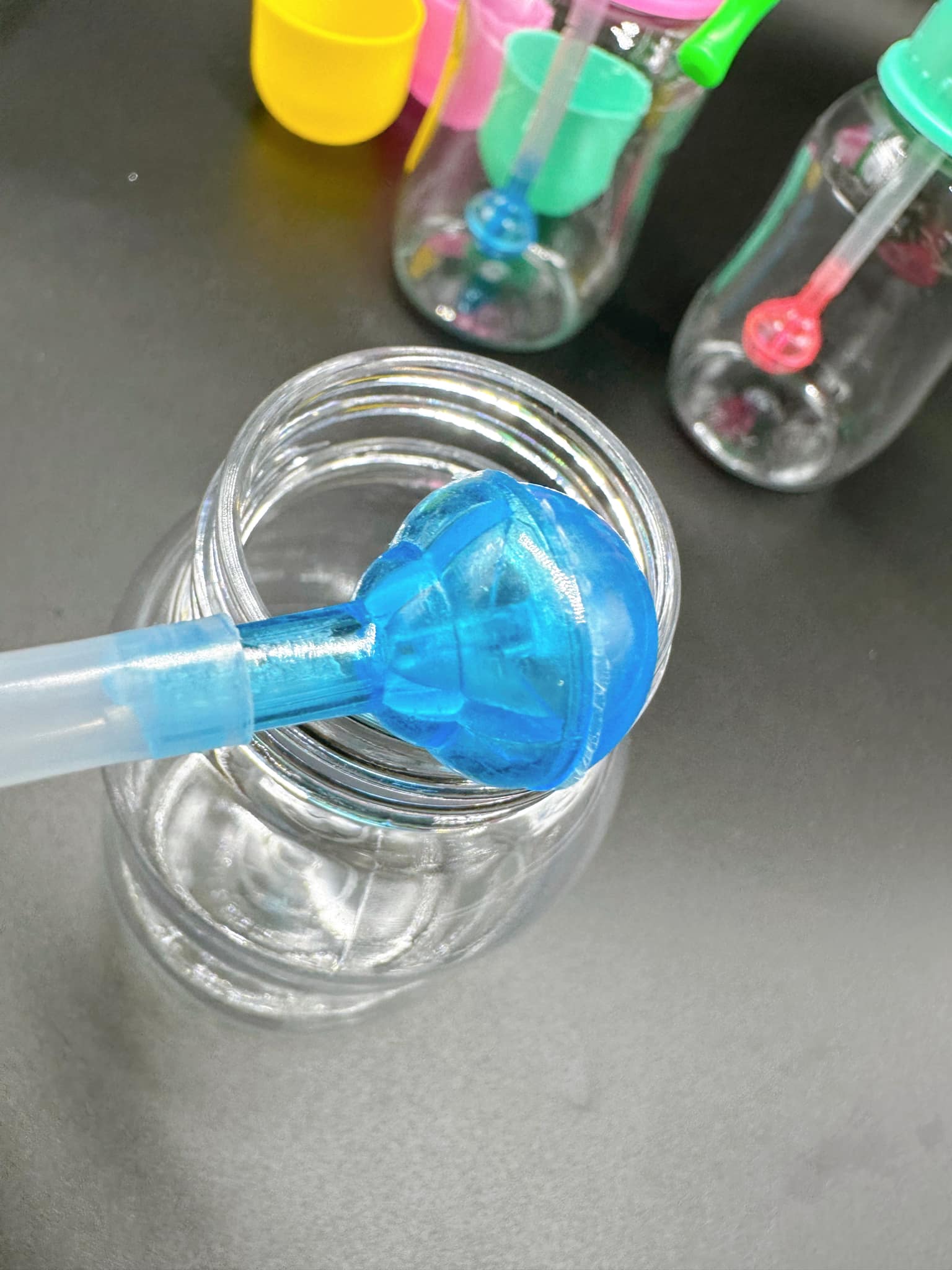 ขวดนมพลาสติกต่อถ้วยคัพลูกแก้ว (11.5cm)(ครบชุด)