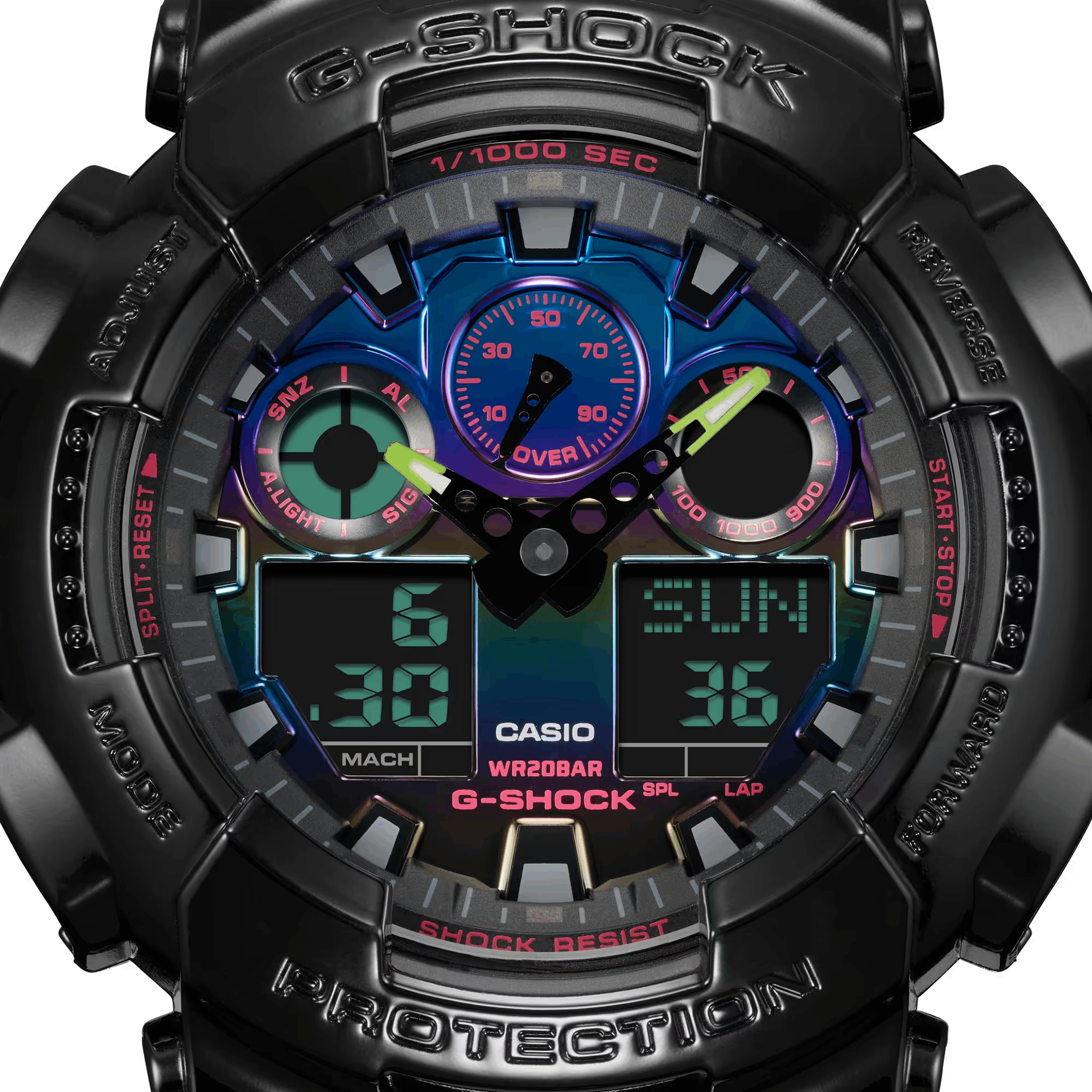 GA-100RGB-1A l Virtual Rainbow Series l G-SHOCK