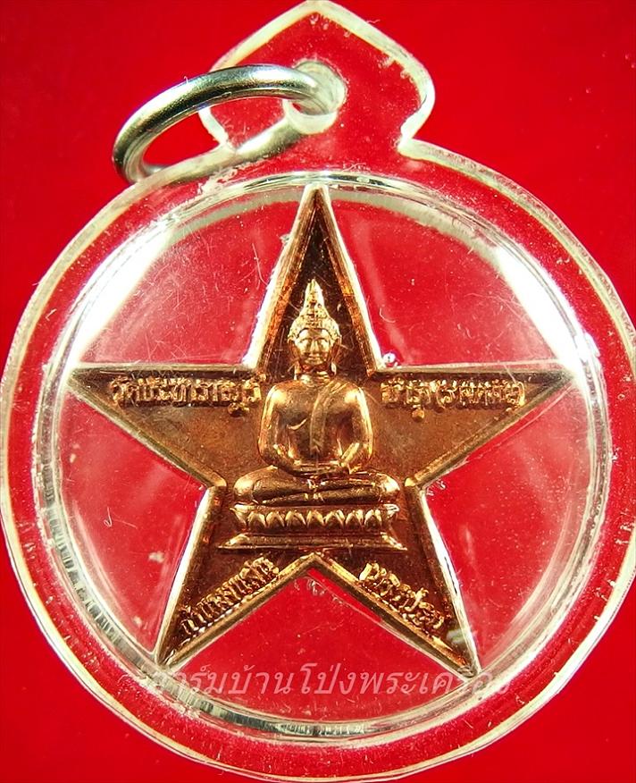 หลวงปู่แผ้ว วัดรางหมัน ดาวมงคลชัยพิมพ์ใหญ่ เนื้อทองแดง(องค์ที่1)