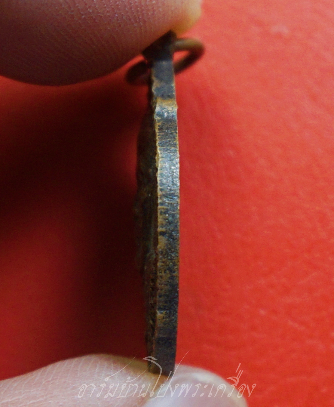 หลวงพ่อพวง วัดหนองหูช้าง ปี๒๕๓๑ เนื้อทองแดงรมดำ(องค์ที่10)