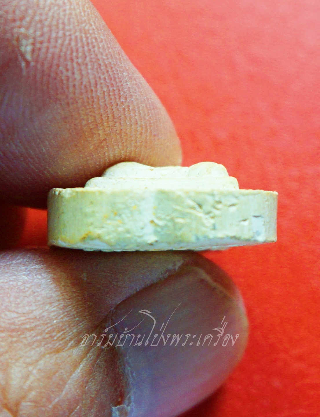 หลวงพ่อบุญ วัดวังมะนาว ปี๒๕๑๖ พระผง พิมพ์ใบโพธิ์(องค์ที่1)