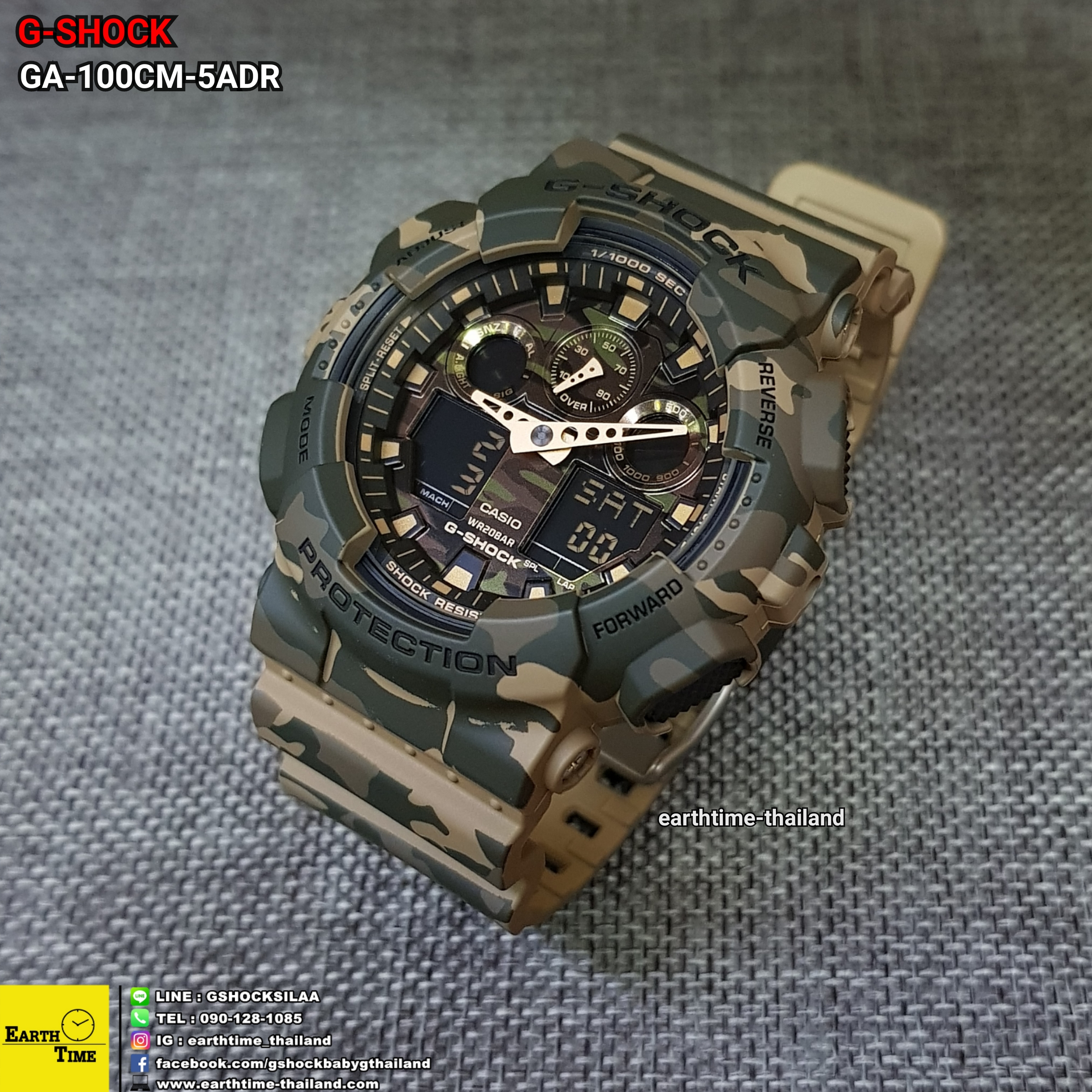 G-Shock ของใหม่แท้100% รับประกัน 1 ปี GA-100CM-5ADR