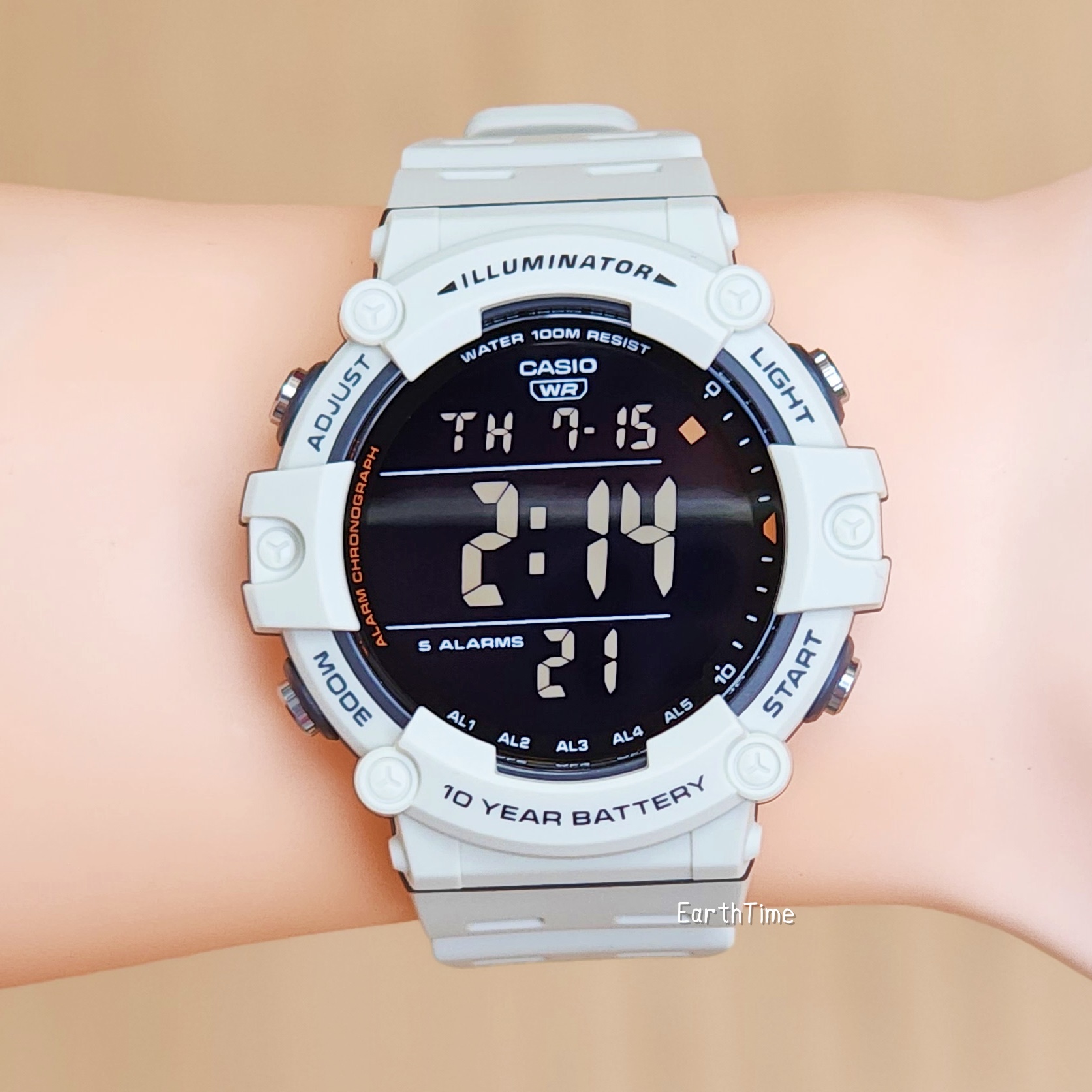 AE-1500WH-8B2V l CASIO สายเรซิ่น