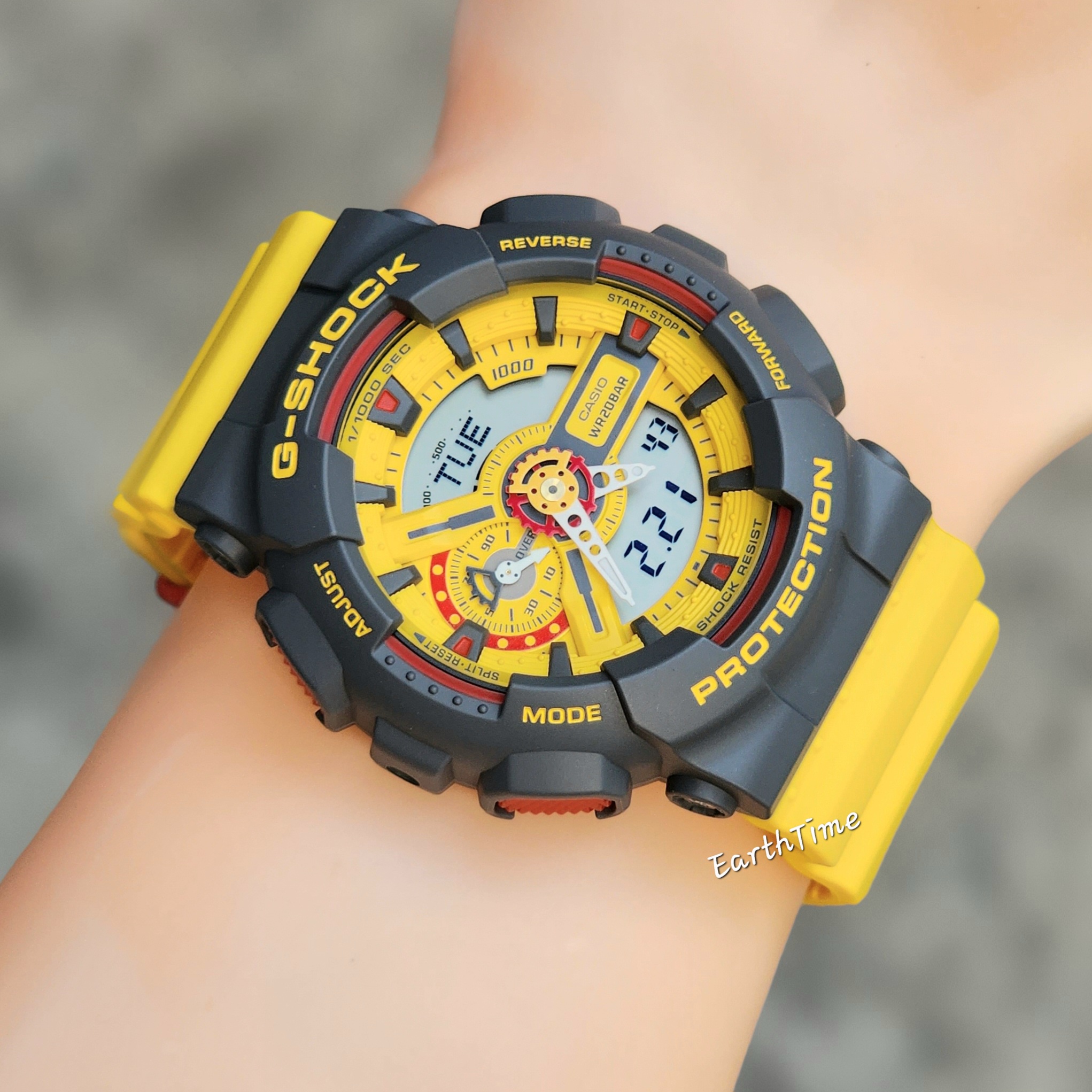 GA-110Y-9A l Classic Yellow G-Shock Series l G-SHOCK