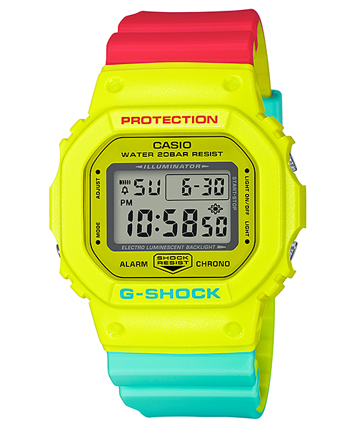 G-Shock Breezy Rasta Color Series ของใหม่แท้100% รับประกัน 1 ปี DW-5600CMA-9DR
