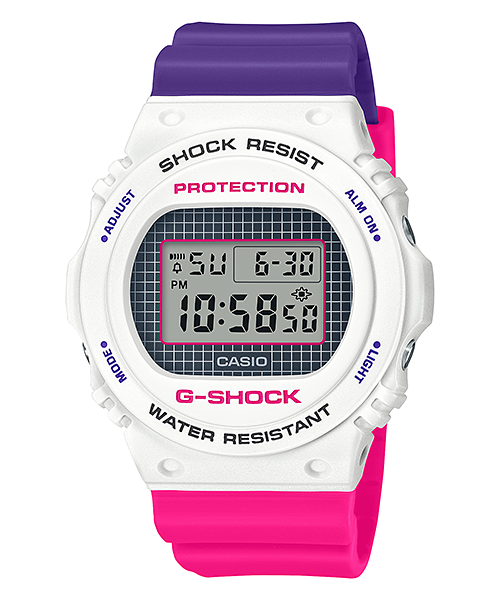 G-Shock Purple-Pink Throwback 1990s Series ของใหม่แท้100% รุ่น DW-5700THB-7