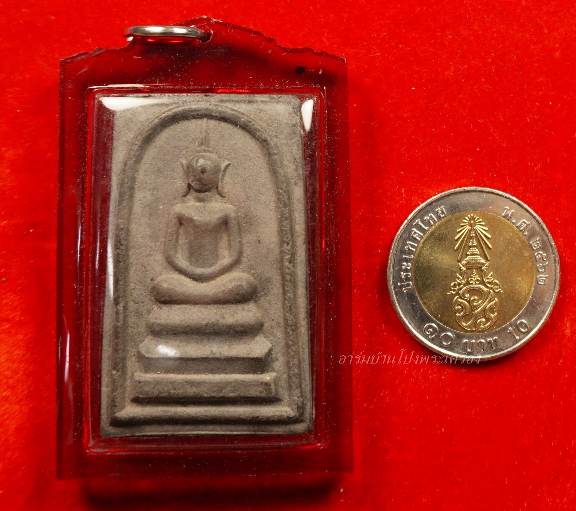 หลวงพ่ออ๊ด วัดโกสินารายน์ สมเด็จ พิมพ์ใหญ่ เนื้อเทาหายาก(องค์ที่1)