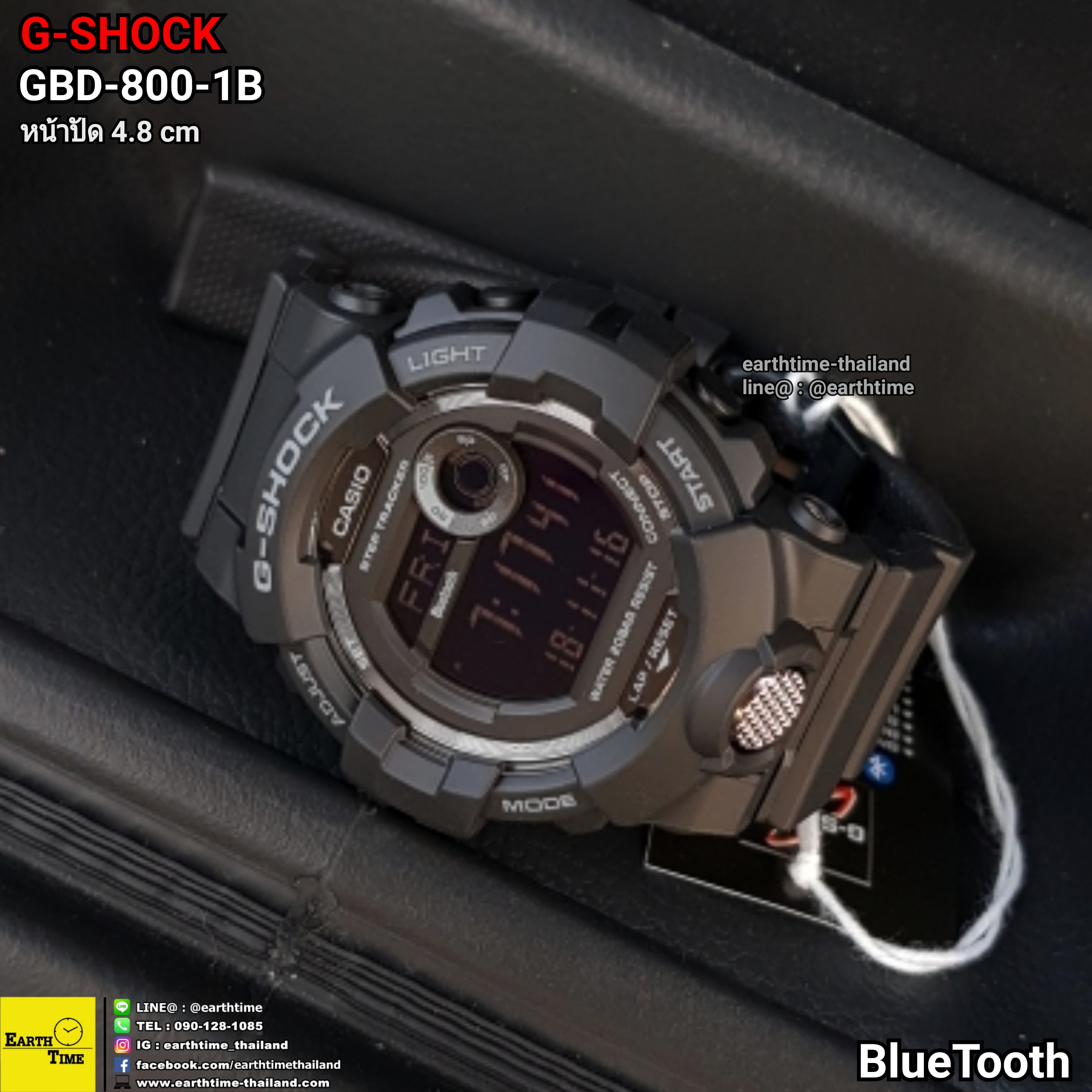 G-Shock Step Tracker and Bluetooth ของใหม่แท้100% รับประกัน 1 ปี รุ่น GBD-800-1B