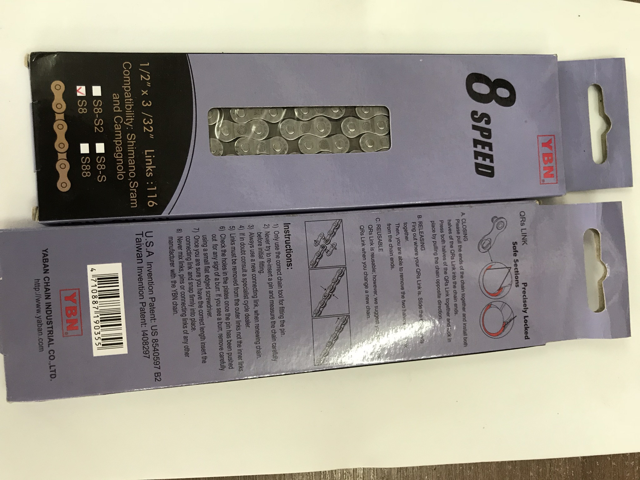 โช่จักรยาน 8สปีด ML