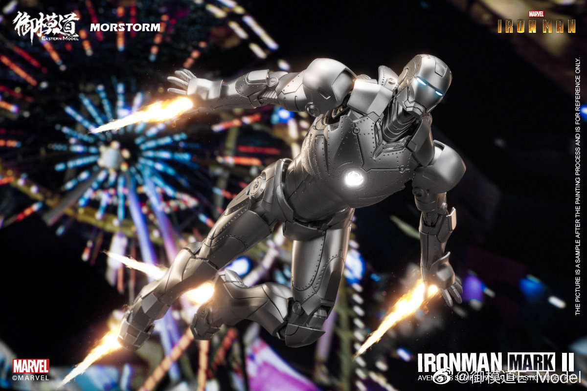 (E-model) Morstorm Plastic kit 1/9 Iron Man MK2 กล่อง Deluxe Edition