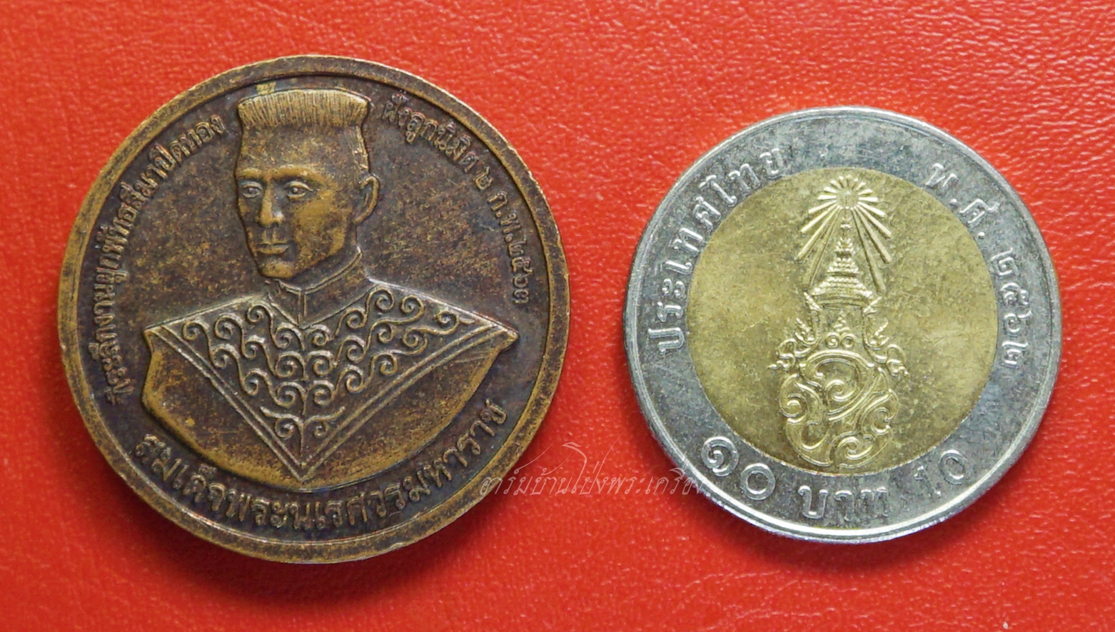 สมเด็จพระนเรศวรมหาราช วัดหทัยนเรศวร์ จ.ราชบุรี ที่ระลึกผูกพัทธสีมาปิดทองฝังลูกนิมิตร ปี๒๕๖๓ เนื้อทองแดงรมดำ(องค์ที่1)