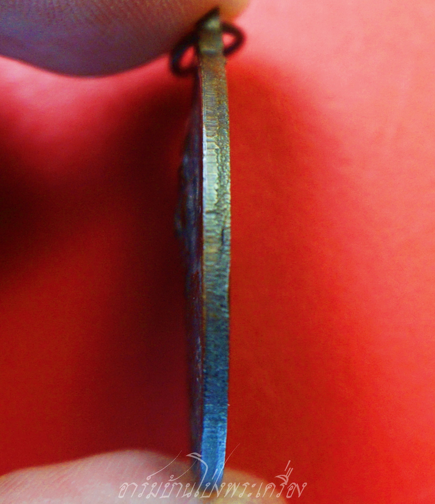 หลวงพ่อวงศ์ วัดหนองอ้อตะวันออก จ.ราชบุรี หลังหนุมานเชิญธง ปี๒๕๔๒ เนื้อทองแดง(องค์ที่3)