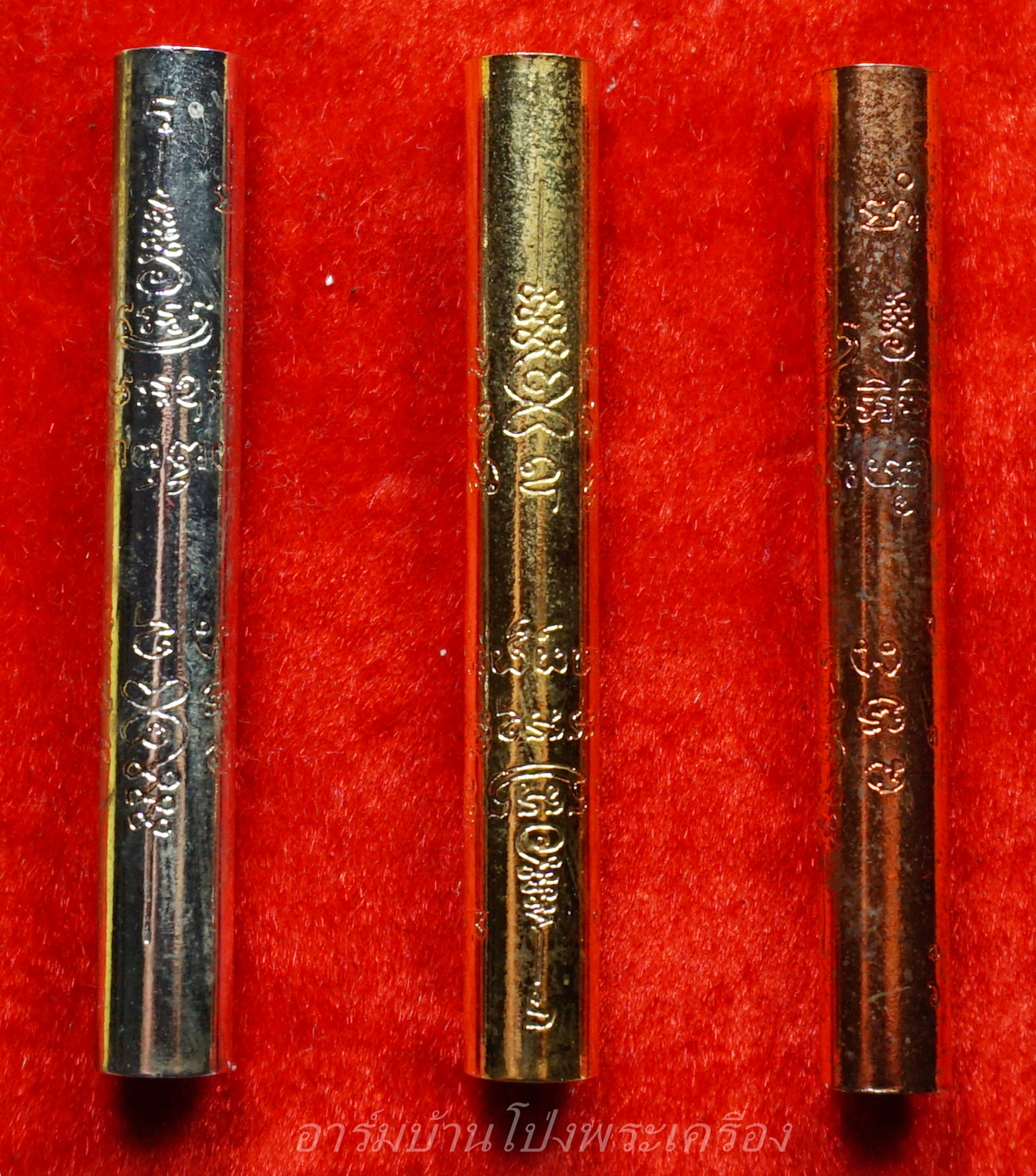 หลวงปู่แผ้ว ออกวัดกำแพงแสน ตะกรุด 3 กษัตริย์ รุ่นมหาเศรษฐี เจดีย์ใหญ่ หลวงพ่อจำลองร่วมปลุกเสก เนื้อทอง,เงิน,นาค(ชุดที่4)