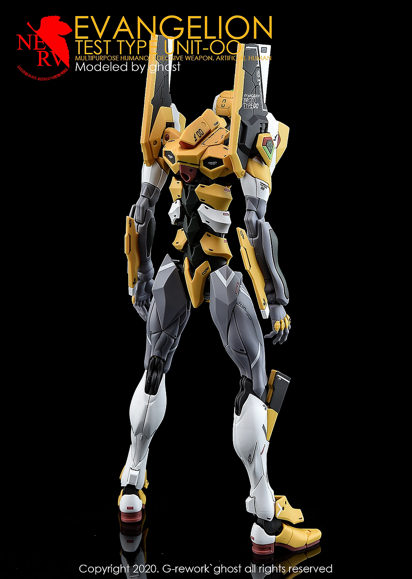 Water Decal 020 RG1/144 Evangelion Unit-00 ยี่ห่อ Ghost-Decal (สินค้าเหลือ1 แผ่น สั่งซื้อแล้วรอทางร้านติดต่อกลับ)