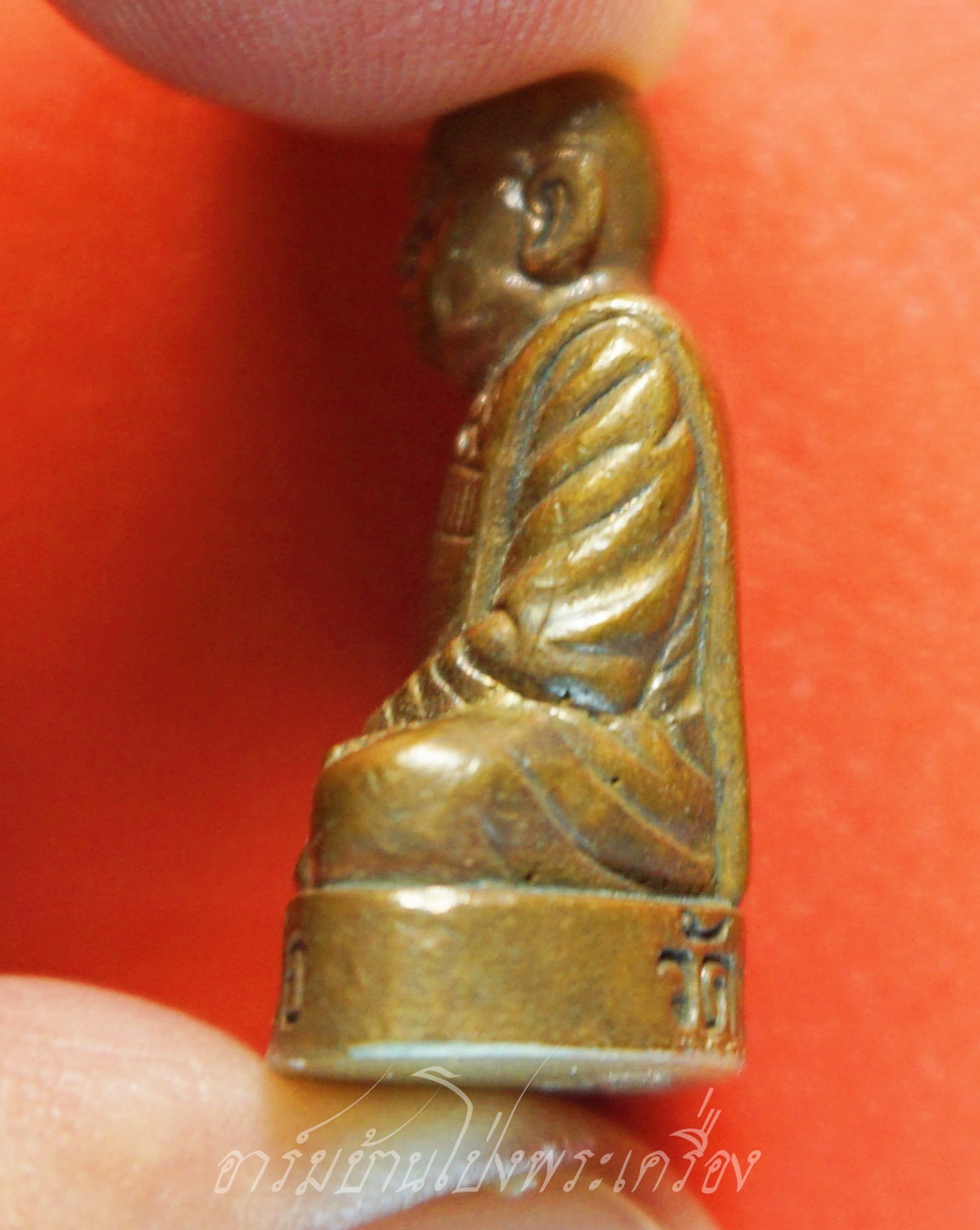 หลวงพ่อน่อ วัดปางสัก จ.นครสวรรค์ รูปหล่อ รุ่นแรก หมายเลข๙๕๒ เนื้อทองแดง(องค์ที่1)