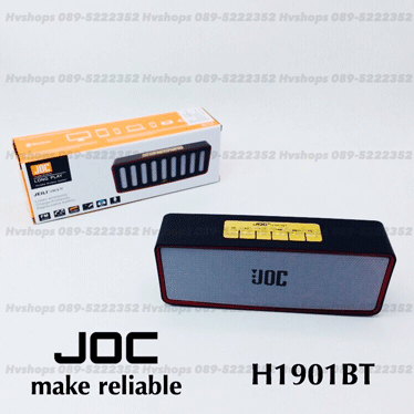 ลำโพงบลูทูธแบบไร้สายขนาดพกพา JOC รุ่น H1901BT