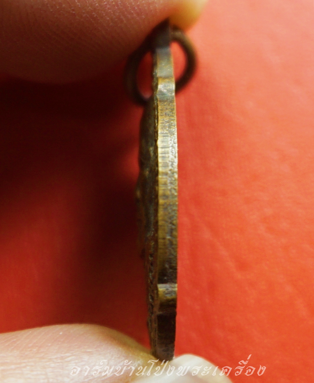 หลวงพ่อพวง วัดหนองหูช้าง ปี๒๕๓๑ เนื้อทองแดงรมดำ(องค์ที่8)