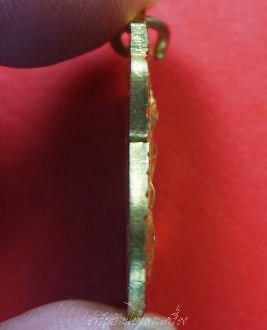 พระครูสุพัฒน์วรกิจ อาจารย์ออย วัดชมภูพล หลวงพ่อพระประธาน ที่ระลึกในงานผูกพัทธสีมา ปี๒๕๒๘ เนื้อฝาบาตร(องค์ที่6)