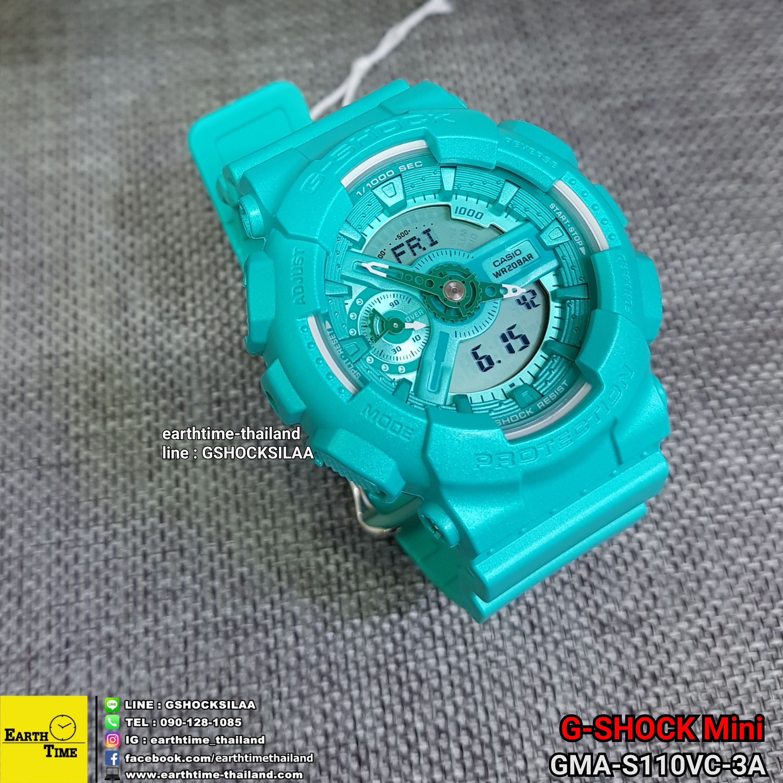 G-ShockMini ของใหม่แท้100% รับประกัน 1 ปี GMA-S110VC-3ADR