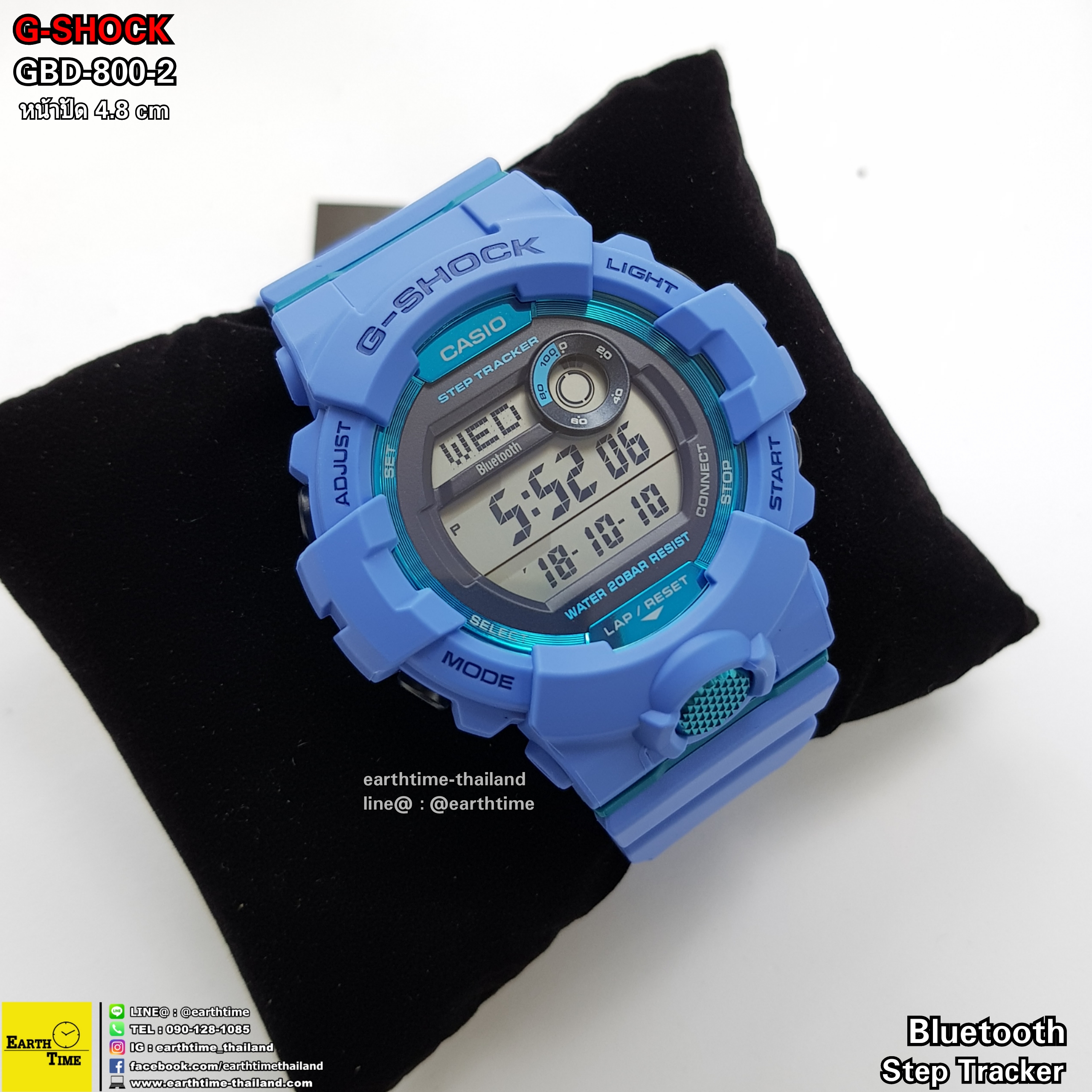 G-Shock Step Tracker and Bluetooth ของใหม่แท้100% รับประกัน 1 ปี รุ่น GBD-800-2