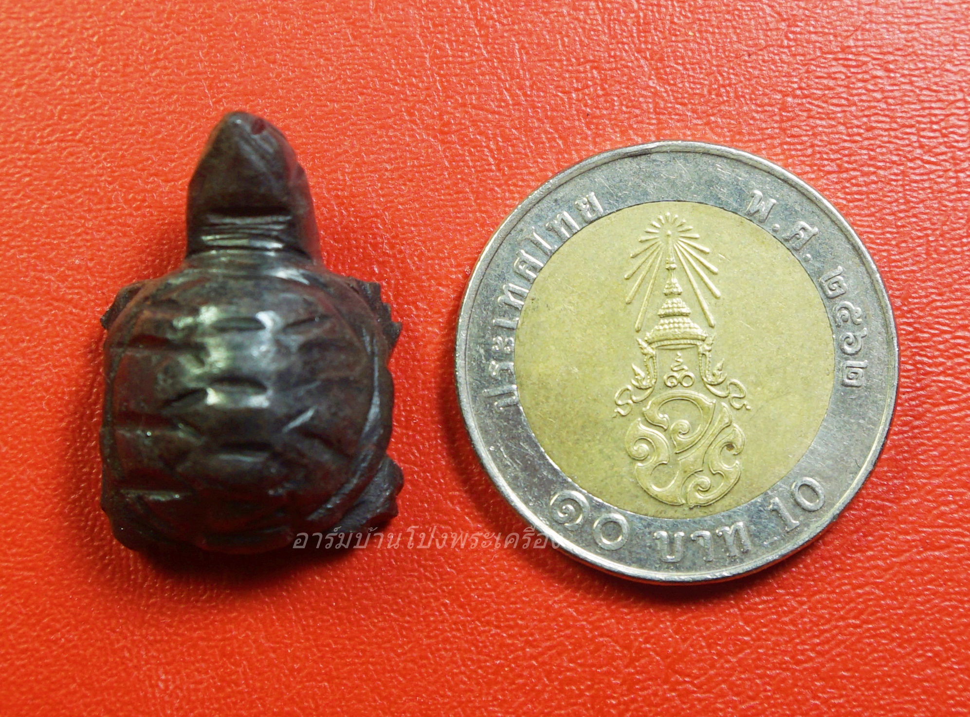 หลวงพ่ออุทัย วัดเกาะตาพุด เต่าแกะ จากโครตเหล็กไหลเขาอึมครึม(องค์ที่5)