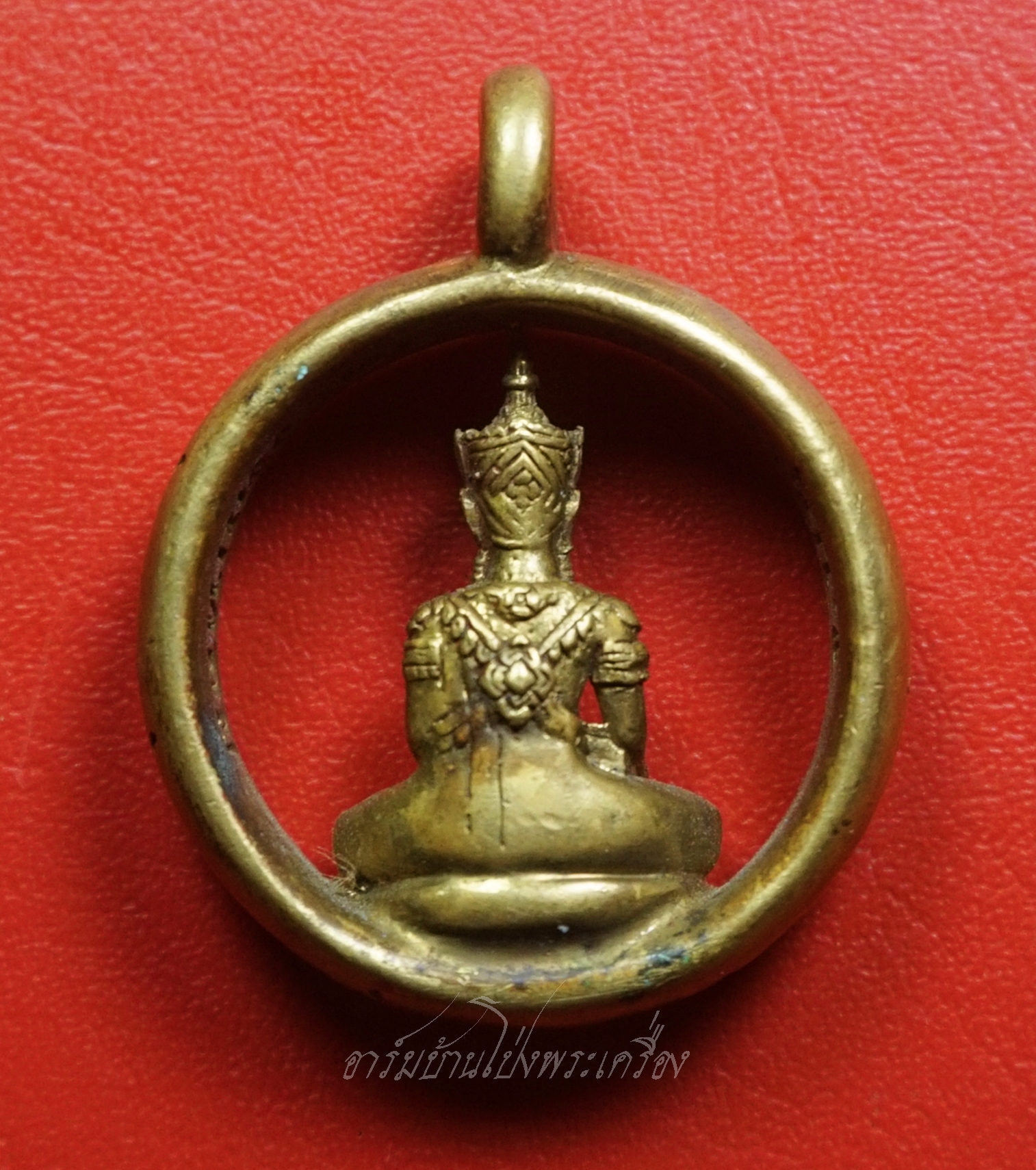 พระนฤมิตรรัตนชนะมาร หลวงพ่อทองกลึง วัดเจดีย์หอย เนื้อทองเหลือง(องค์ที่1)