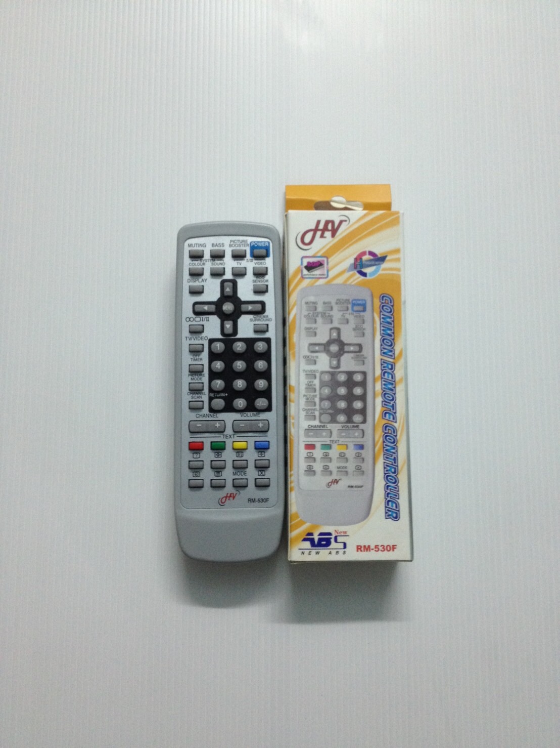 รีโมทรวมทีวีเจวีซี JVC RM-530F ใช้ได้ทุกรุ่น