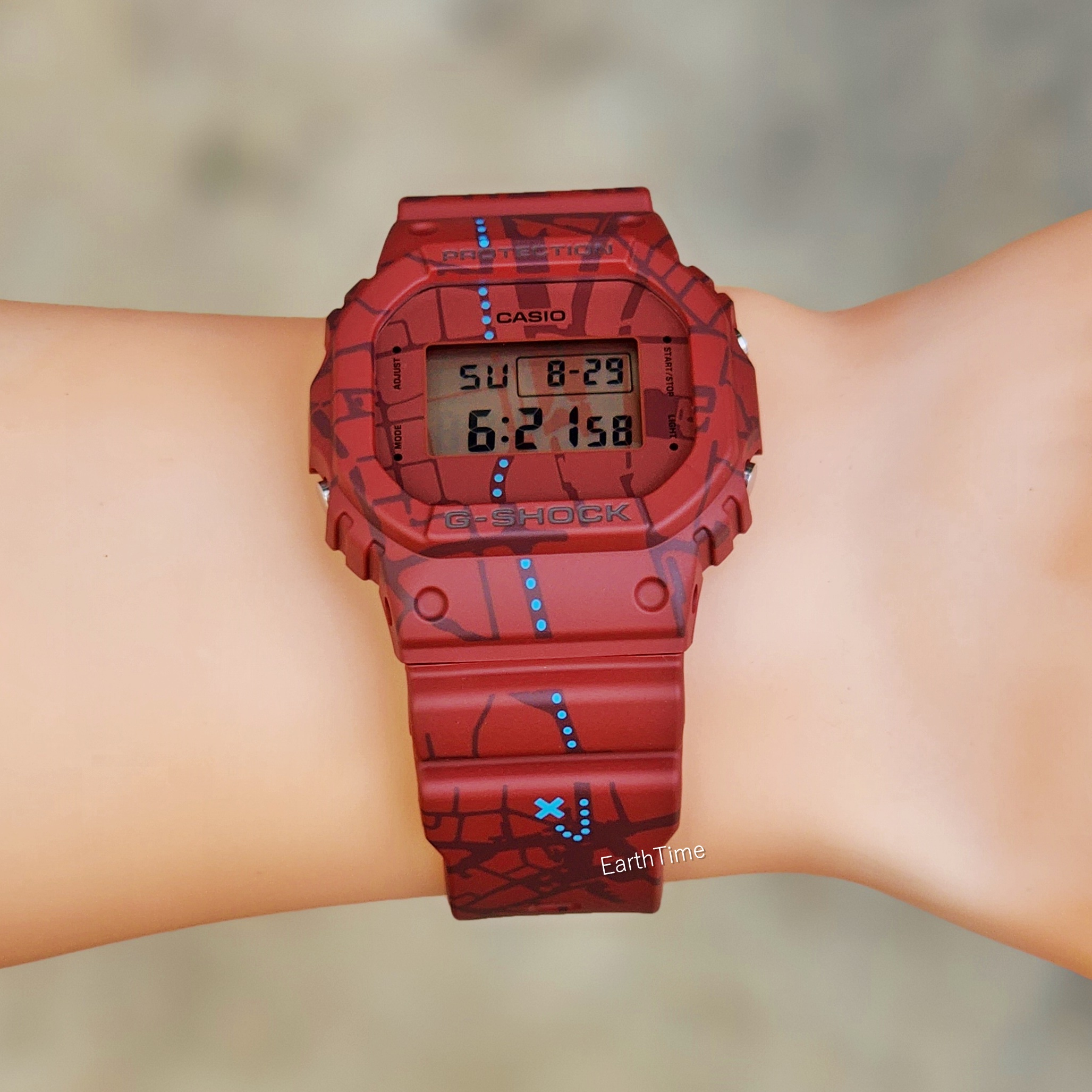 DW-5600SBY-4 l G-Shock Treasure Hunt Series with map of Shibuya l G-SHOCK
