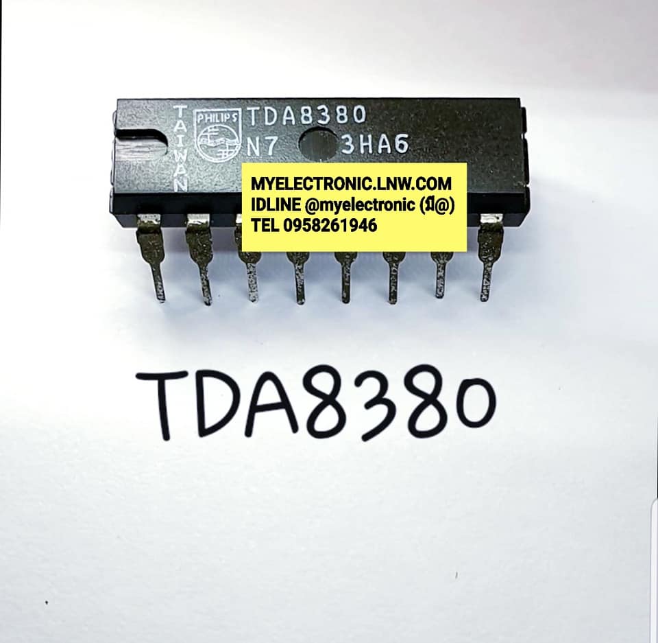 TDA8380ยี่ห้อPHILIPSตัวถังDIP16ขาราคาตัวละ