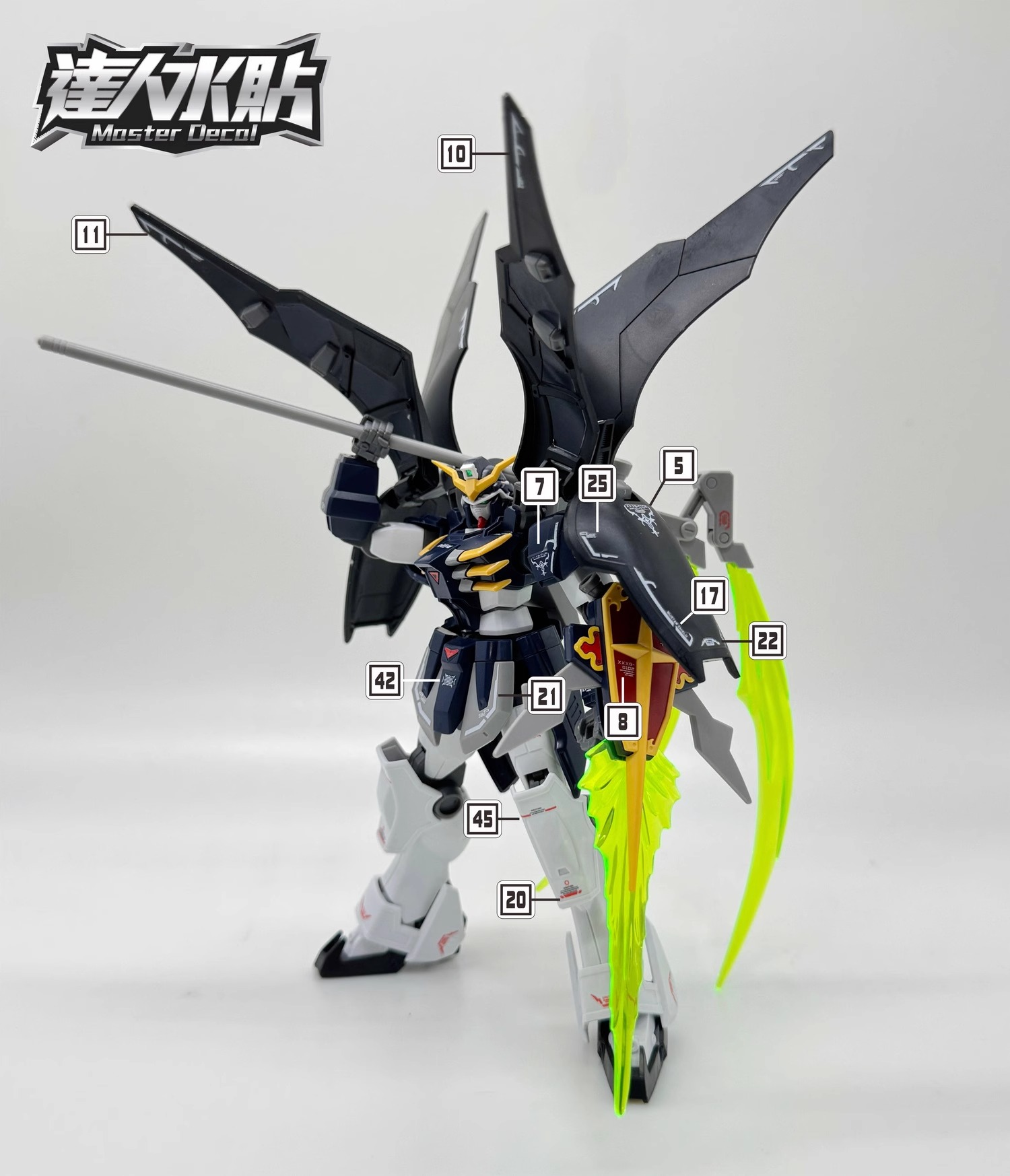 (Master Decal) Water Decal H099 HG1/144 Gundam Deathscythe Hell