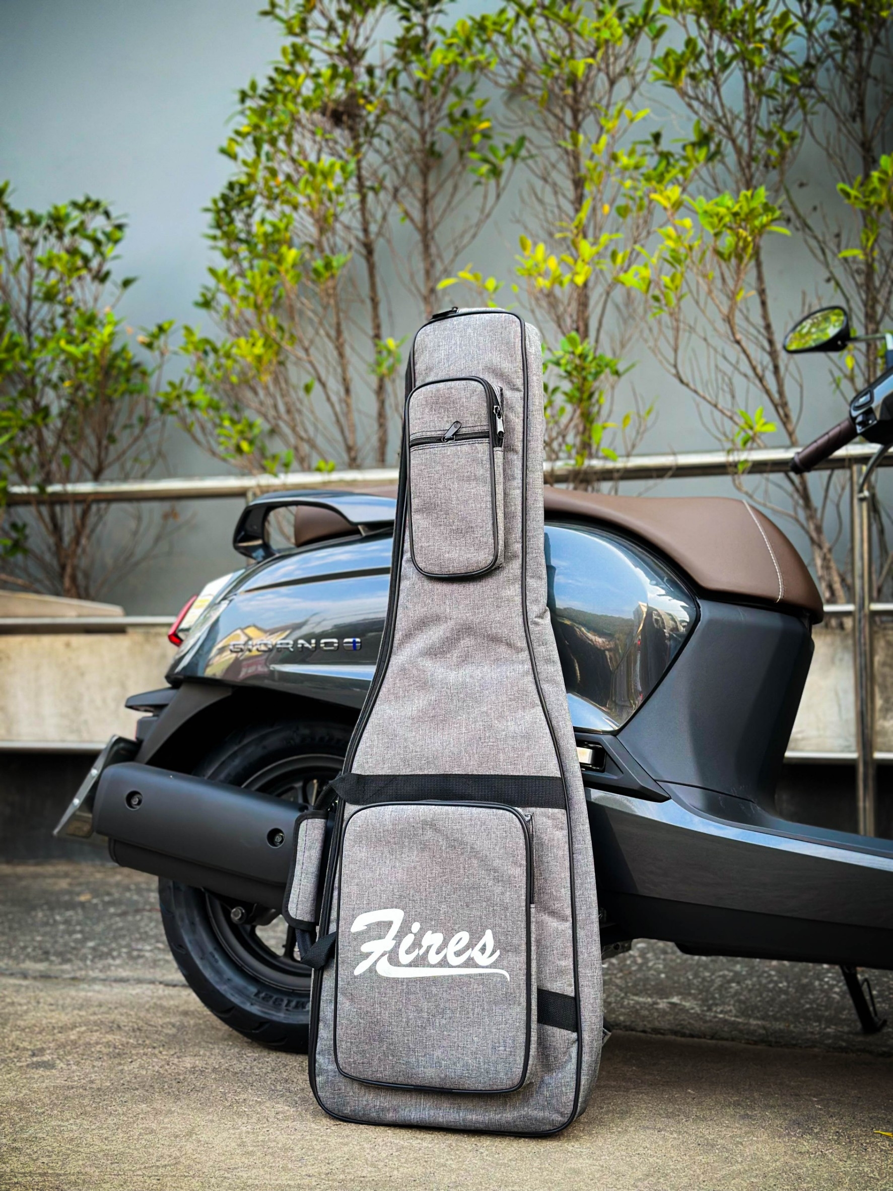 Fires ซอฟเคสกีต้าร์ไฟฟ้า บุฟองน้ำ 5 มิล กระเป๋ากีต้าร์ไฟฟ้า กันน้ำได้ เลือกสีได้ มีหูหิ้ว/สะพายหลัง