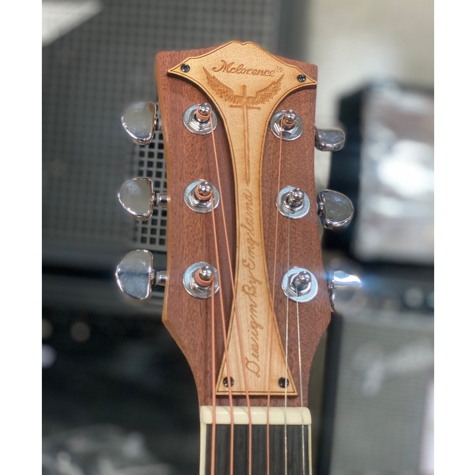กีต้าร์โปร่งไฟฟ้า Mclorence รุ่น K4100CEQ N/MG ไม้มะฮอกกานี ขนาด 41