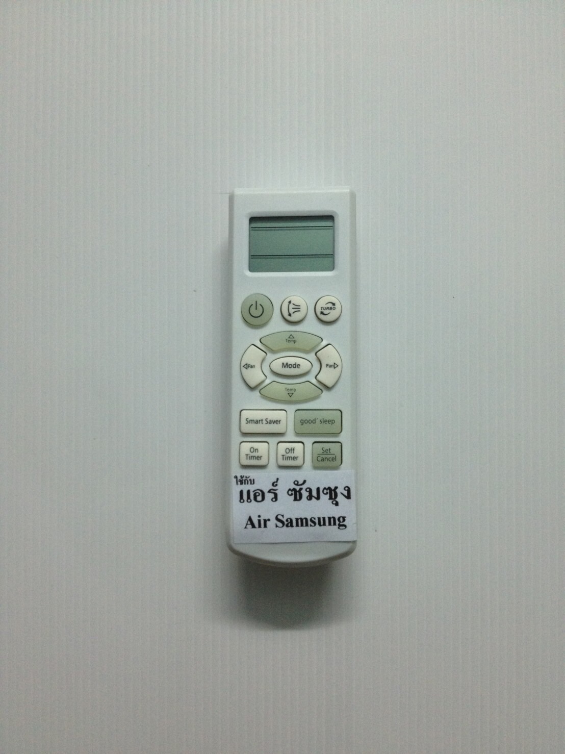 รีโมทแอร์ ซัมซุง samsung จอบน