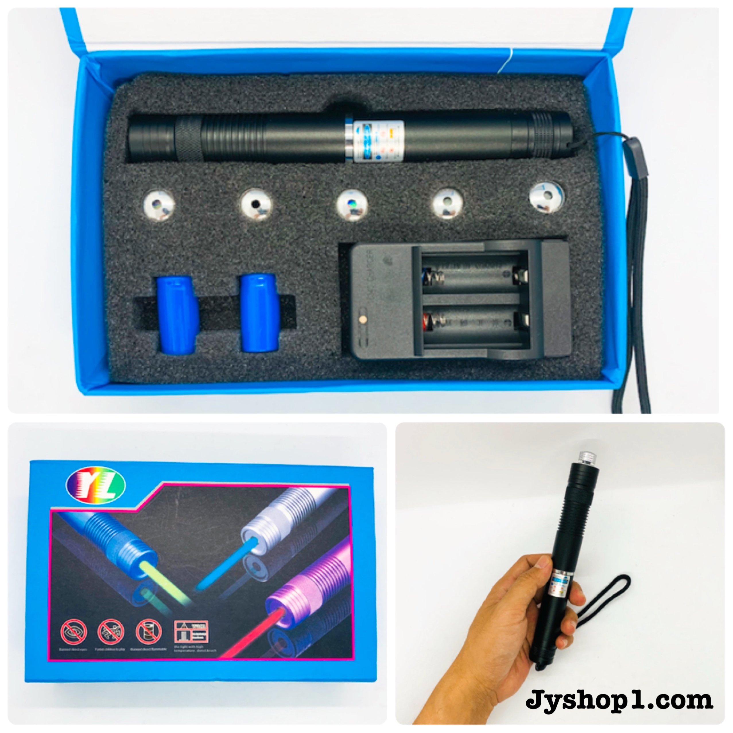 เลเซอร์ แสงสีฟ้า Blue Laser Pointer