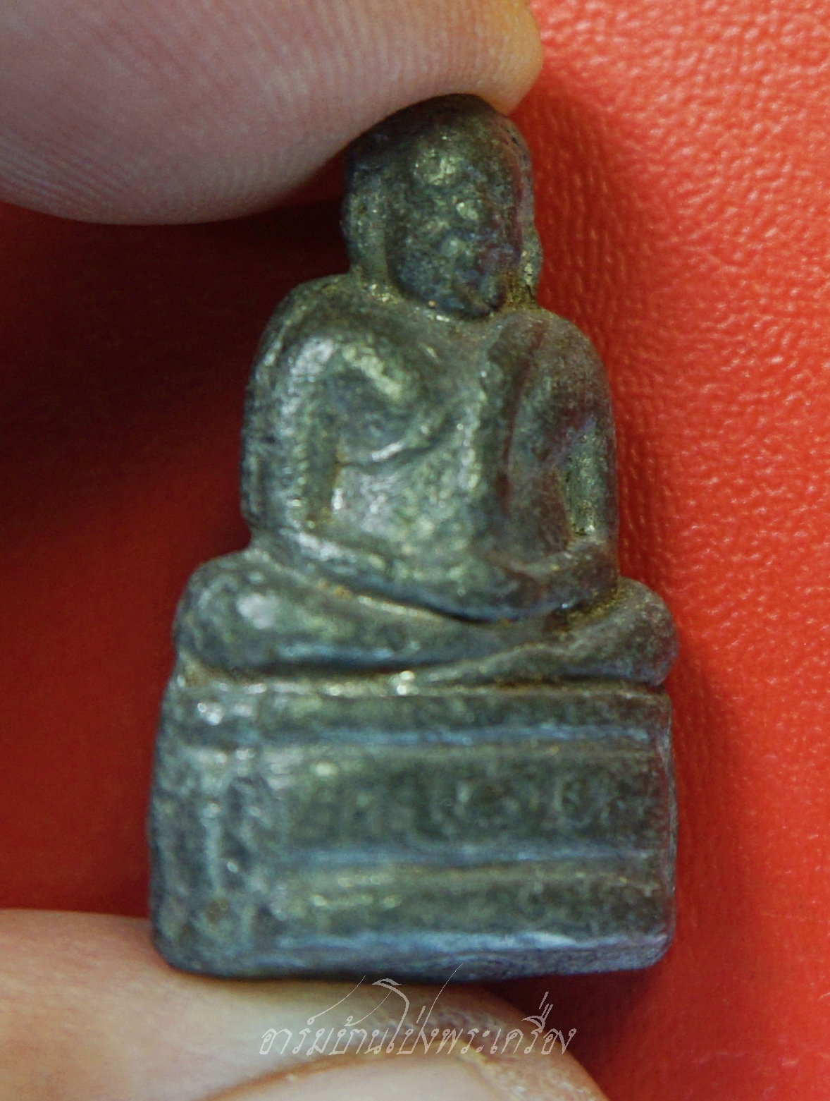 หลวงพ่อแทน วัดธรรมเสน รูปหล่อ หลวงพ่อช้าง เนื้อตะกั่ว(องค์ที่2)