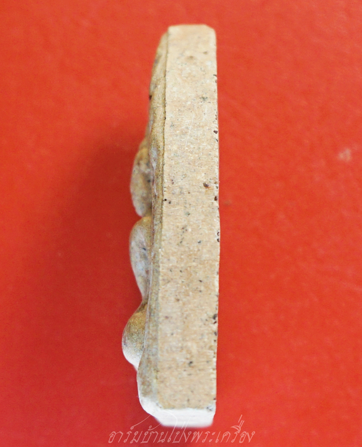 หลวงพ่อวิรัช วัดดีบอน ขุนแผน ฝังพลอย เนื้อผงสีน้ำตาล(องค์ที่่1)