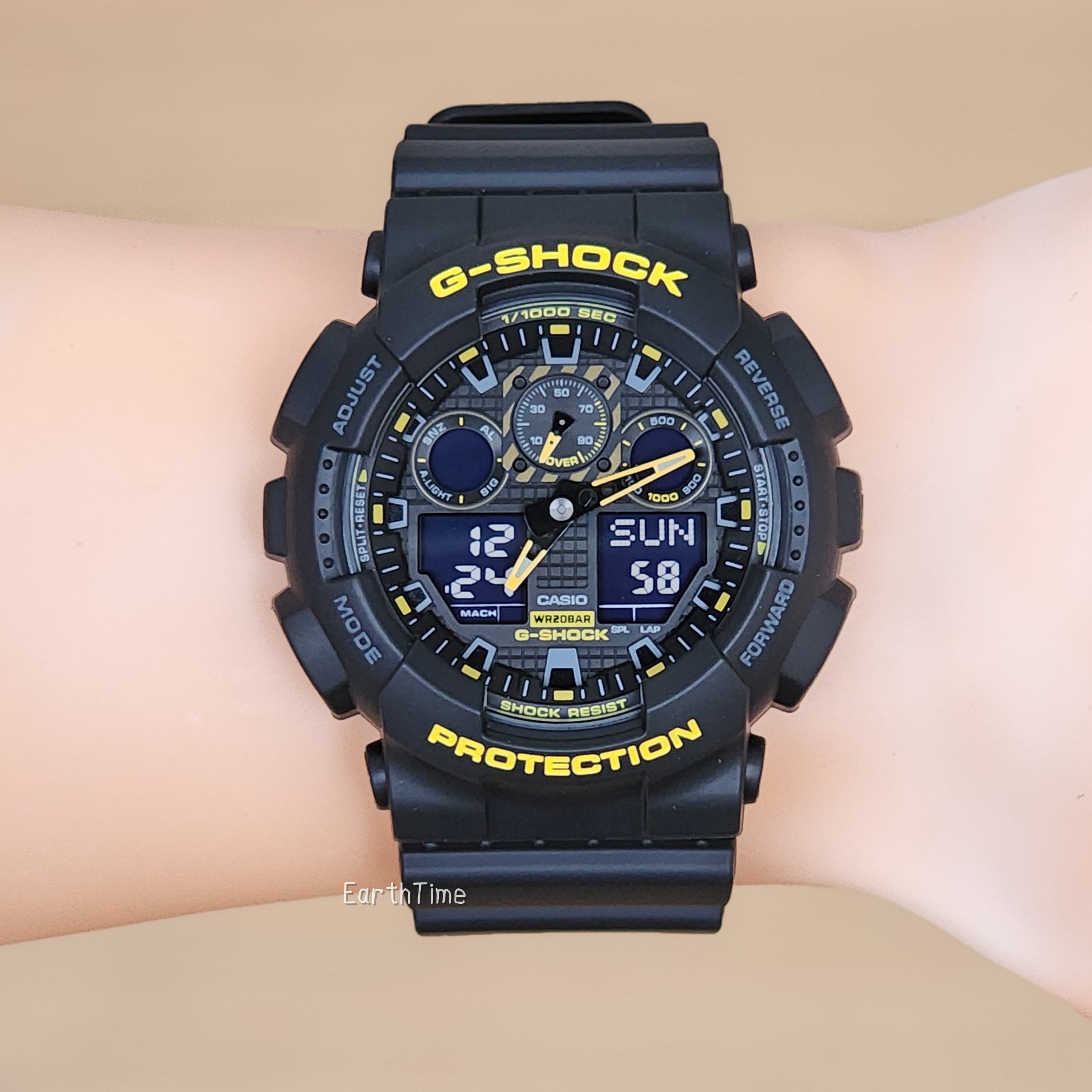 GA-100CY-1A l Caution Yellow Series l G-Shock