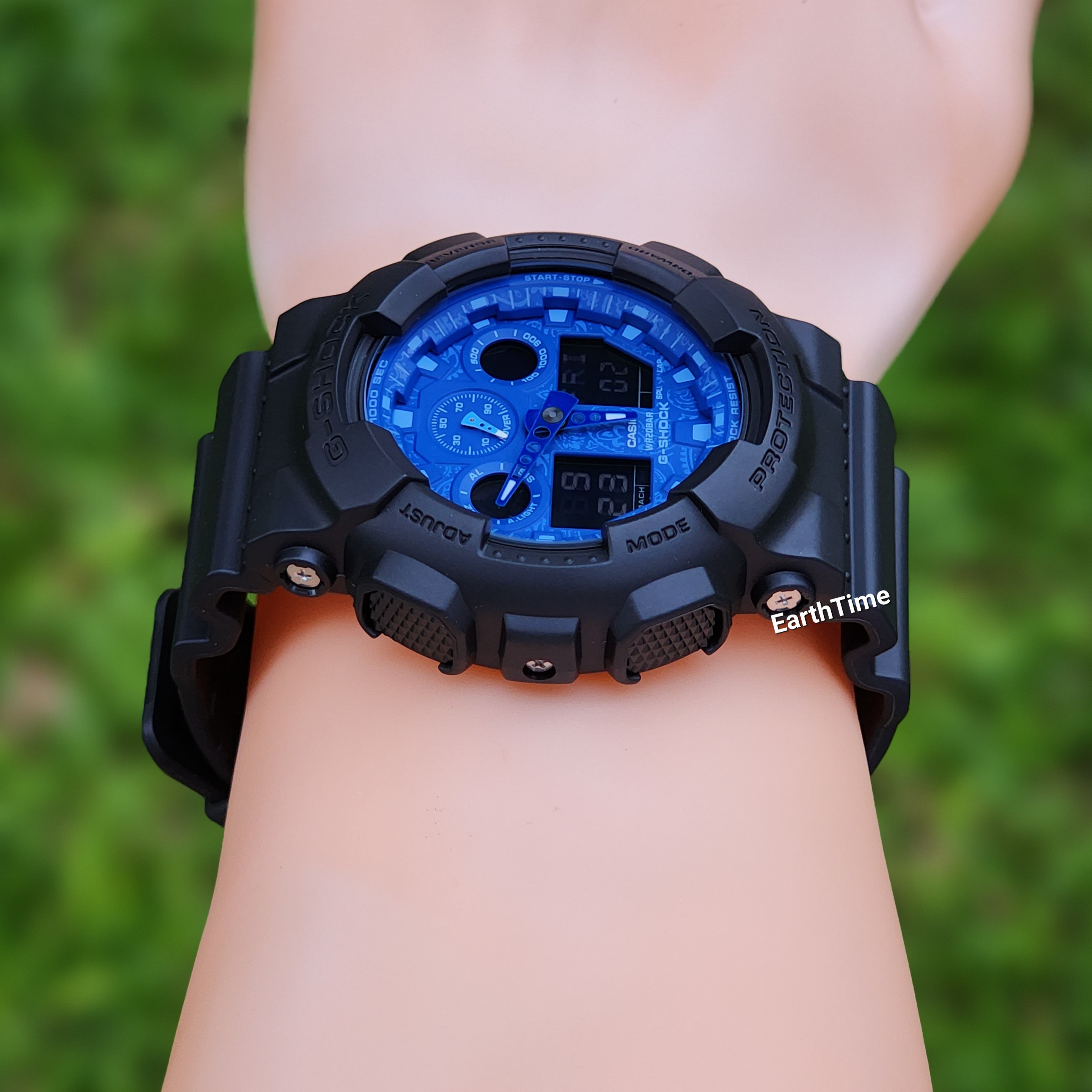 GA-100BP-1A l G-Shock l Blue Paisley Series l ของใหม่แท้100%
