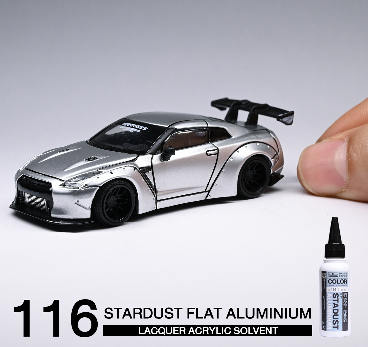 (RS-Raditz) Metallic Series 116 Stardust Flat Aluminium 60ml