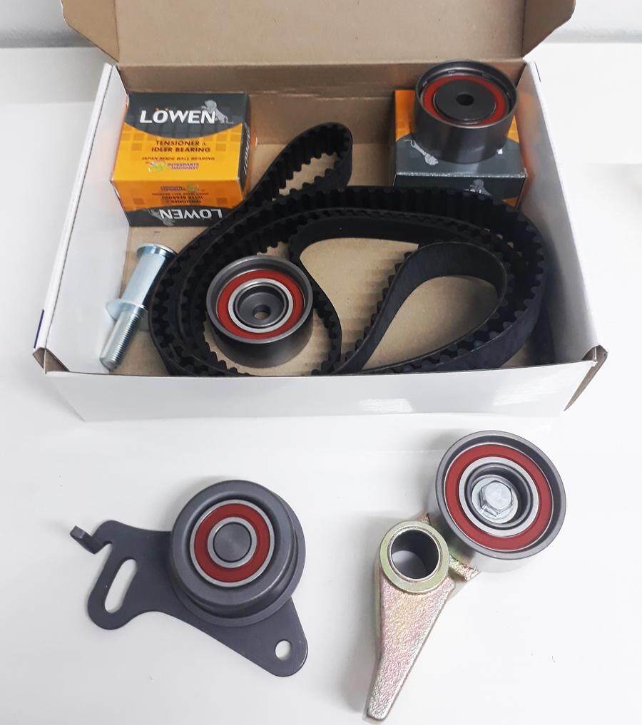 Uma ชุดสายพานราวลิ้น+ลูกรอก 4 ชิ้น Mitsubishi Triton / Pajero 2.5 ดีเซล (4D56 DI-D) CT808+CT809 (ไทรตั้น ปาเจโร่)