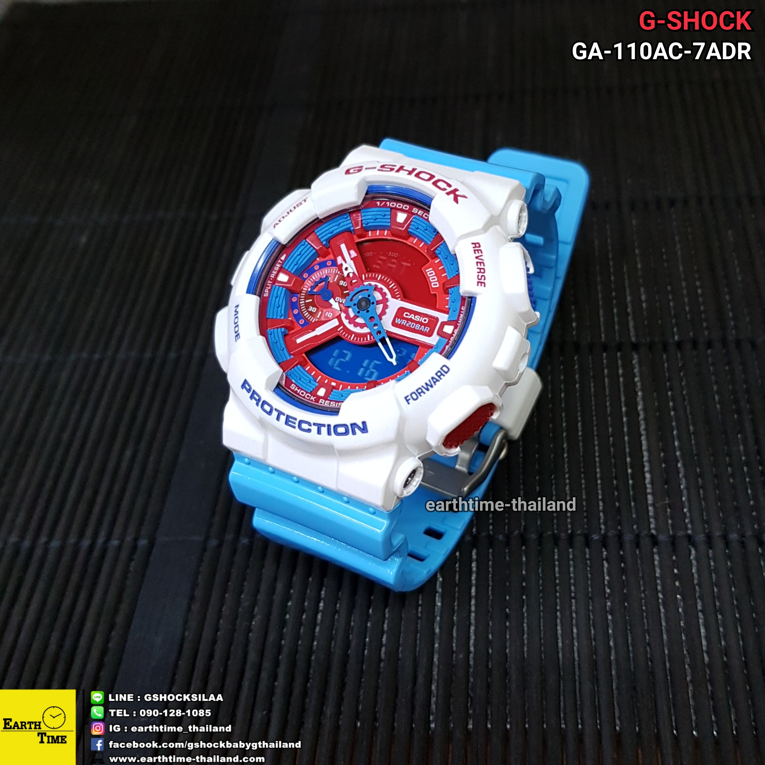 G-Shock ของใหม่แท้100% รับประกัน 1 ปี GA-110AC-7ADR