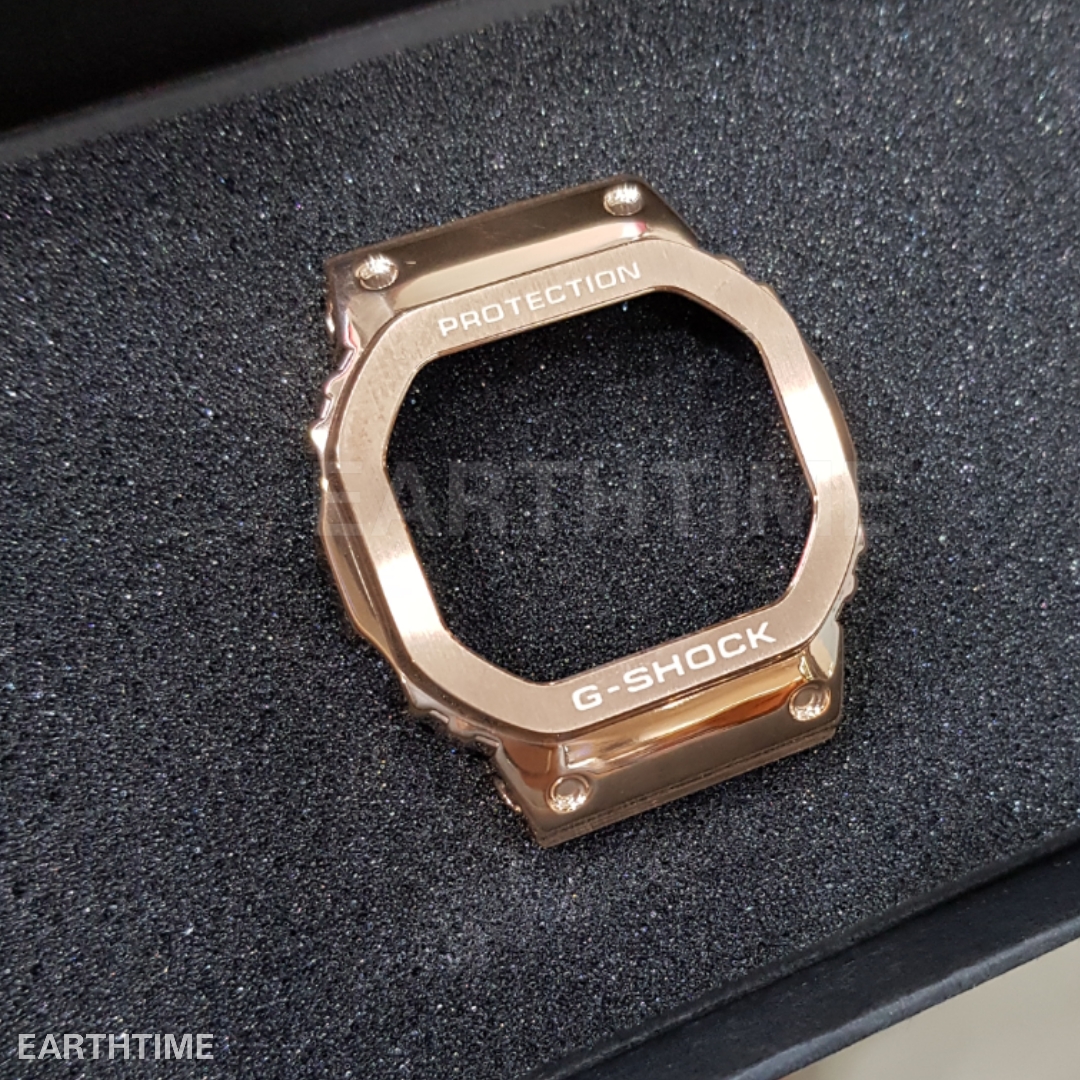 กรอบสแตนเลสสีRose Gold DW-5600, GW-B5600, GWX-5600