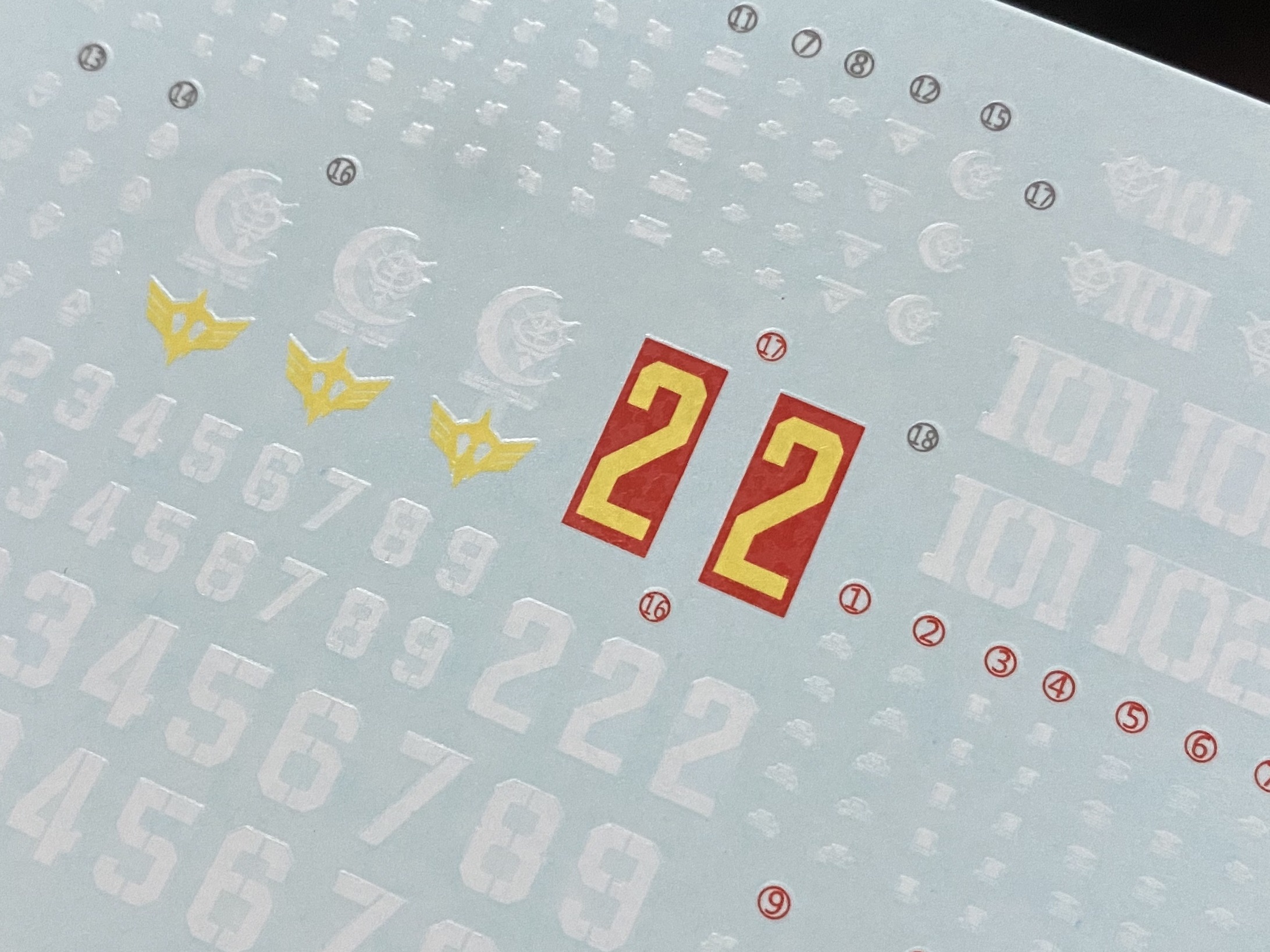 Decal 048 HG1/144 Act Zaku ยี่ห่อ X-Y model